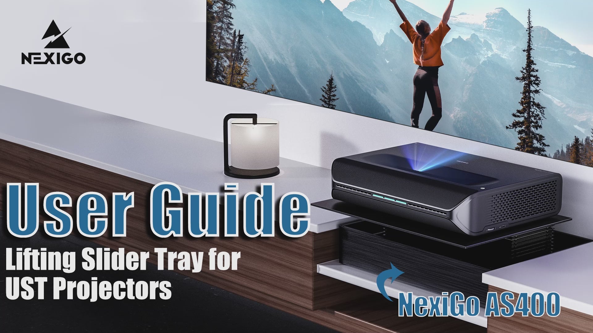 NexiGo Lifting Slider Tray For UST Projectors