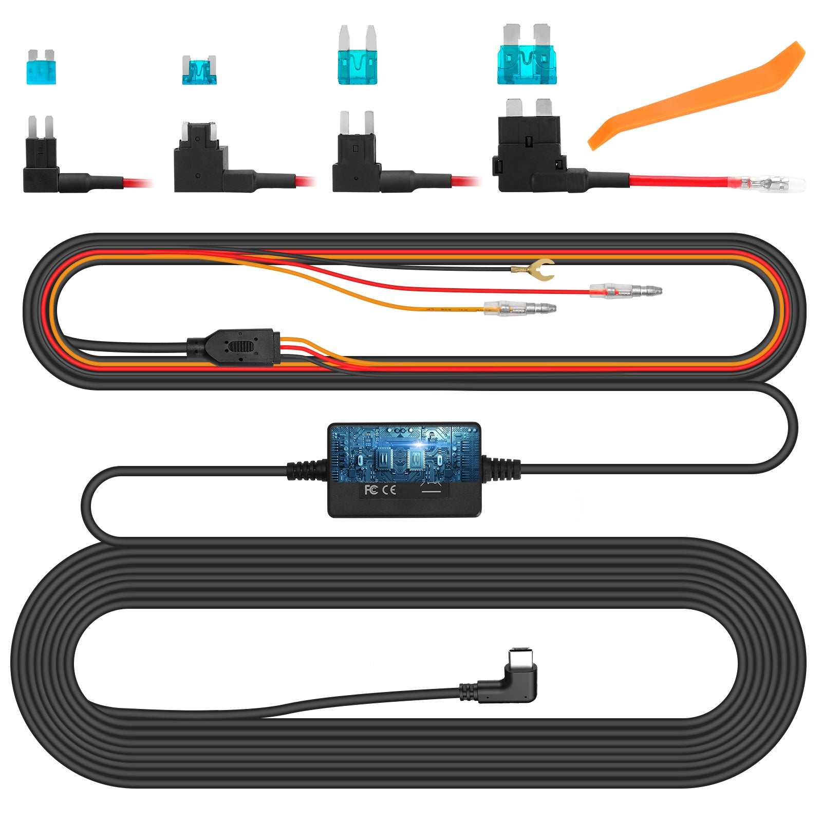 NexiGo D10/D101/D102 Dash Cam Hardwire Kit with Fuse Kit consumerelectronics - NexiGo