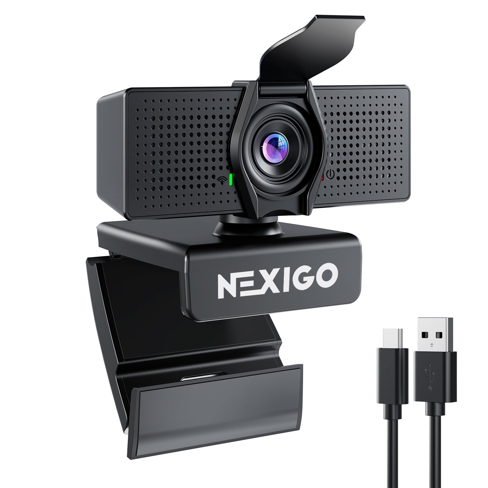 NexiGo N60 Pro (Gen 2) 1080P Webcam with Distortion-Free Lens