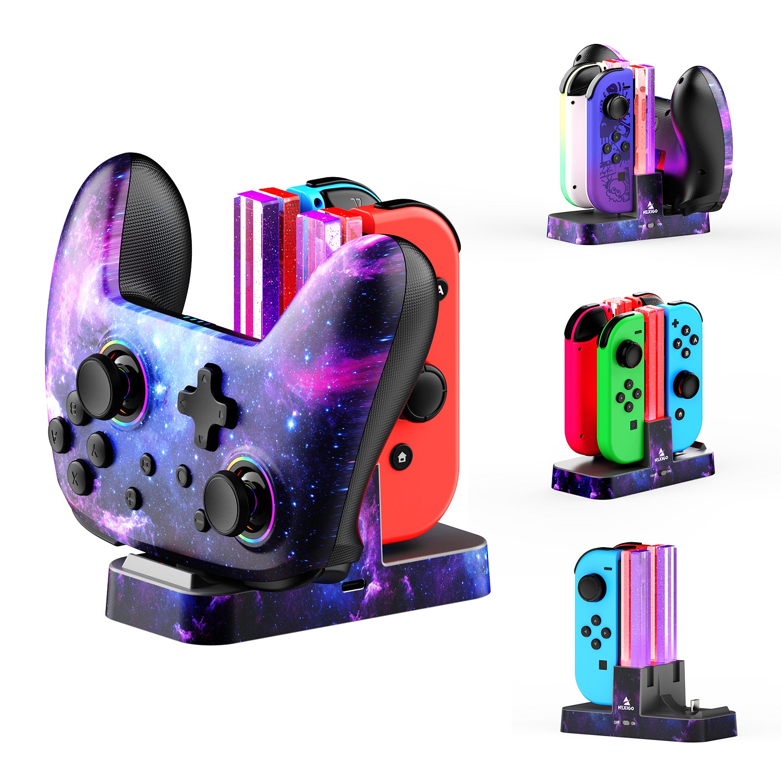 NexiGo Charging Dock for Joy-Con & Pro Controller - Thumbnail 2