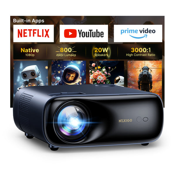 プロジェクターGoogle TV1080PフルHD4K Bluetooth5.3 全部入り”プロジェクターが3万円台〜！ Google TV搭載・ネイティブ