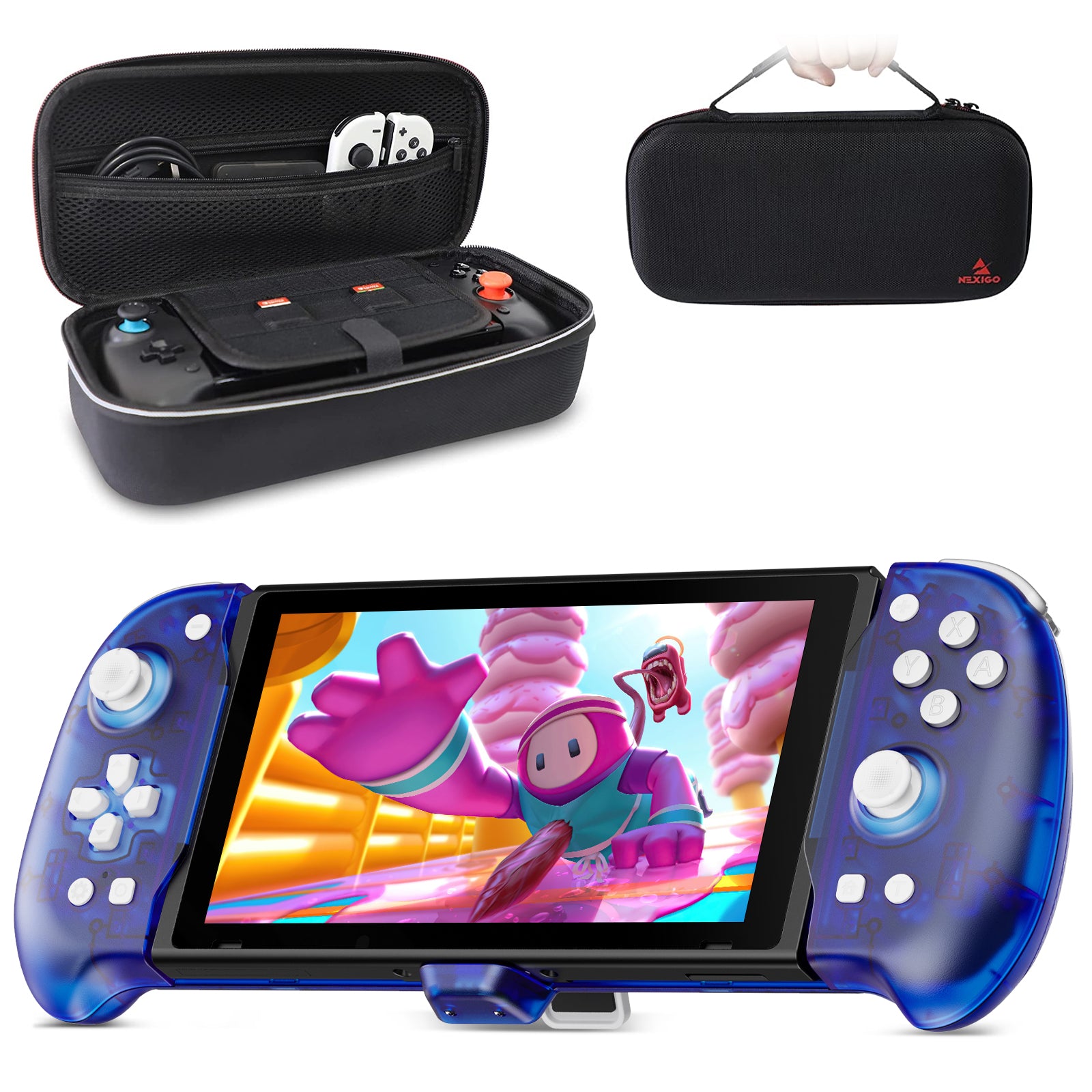 Gripcon NexiGo Gripcon (Gen 3) Controller with HDMI & Kickstand for Switch