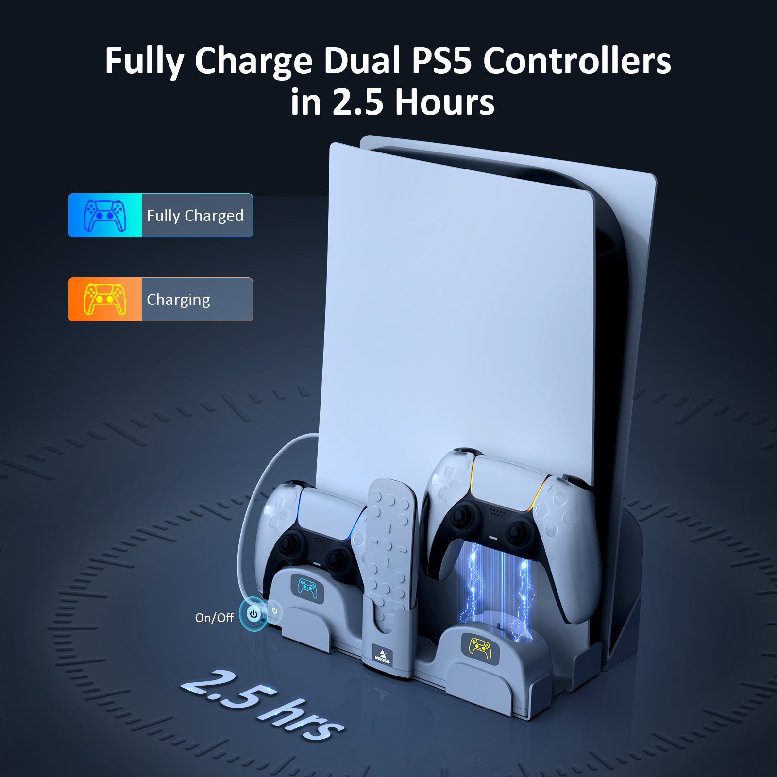 NexiGo PS5 (All Versions) and PSVR2 Wall Mount Kit with Charging Station consumerelectronics - NexiGo