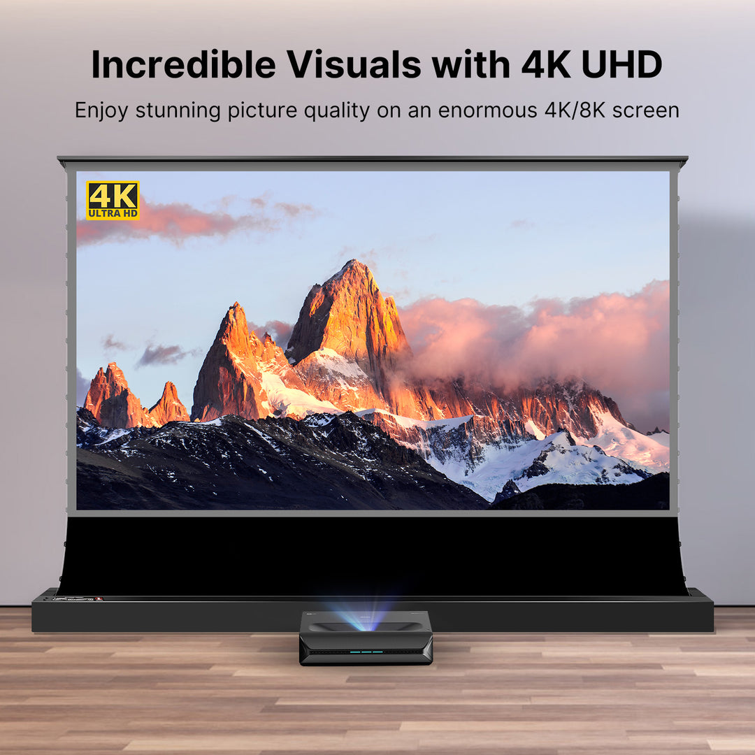 NexiGo 120'' ALR Motorized Floor Rising Screen