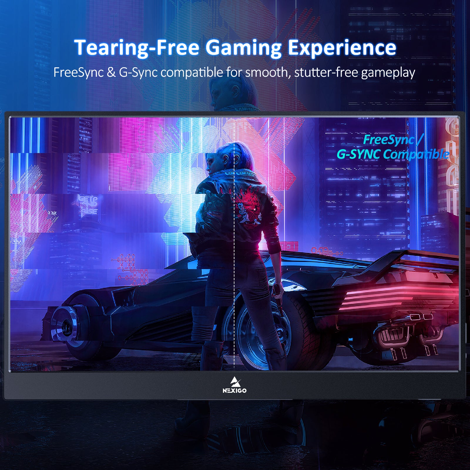 The display screen connects to a computer with Duplicate, Extended, and Second Screen Modes.