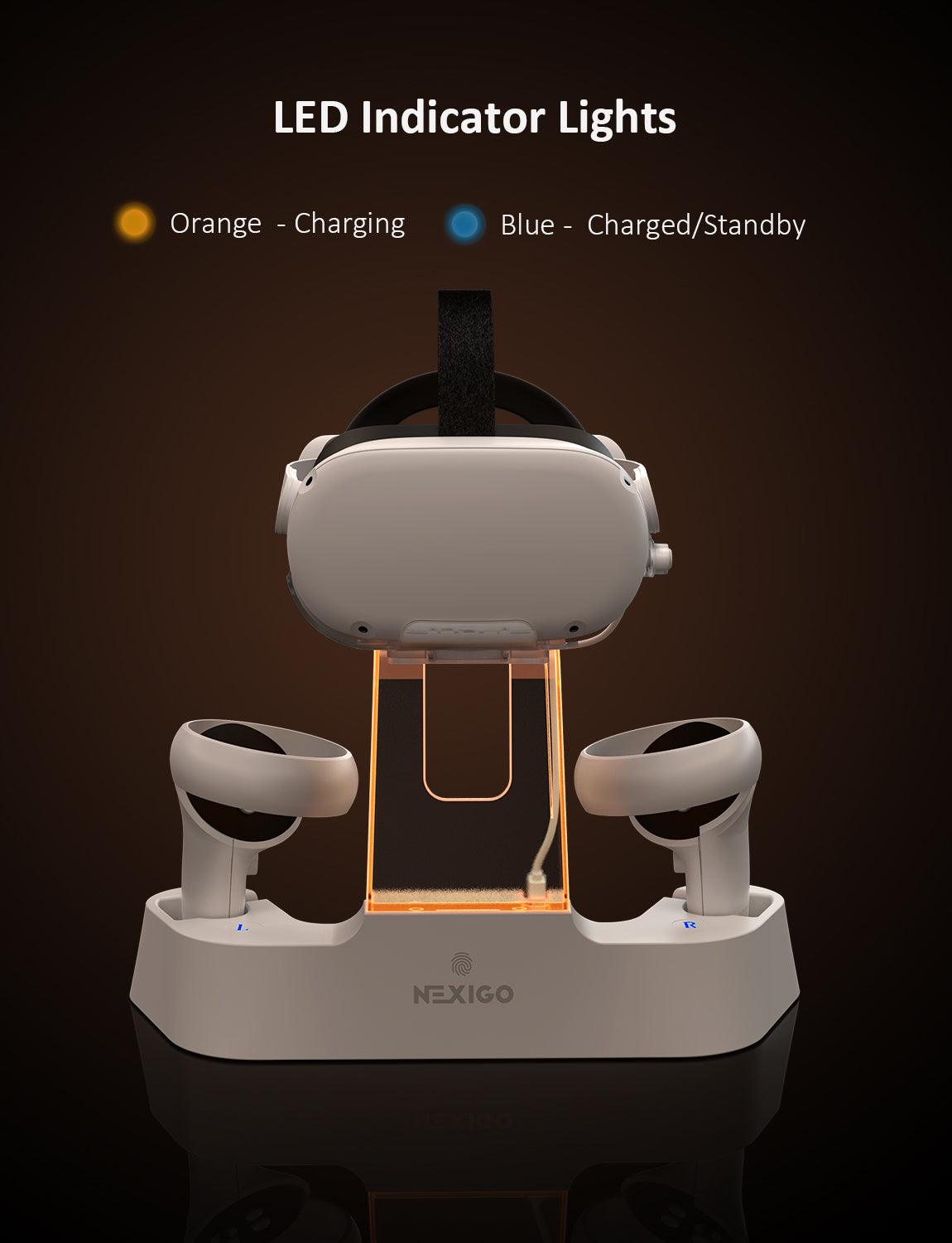 NexiGo Quest 2 Charging Dock - Thumbnail 4