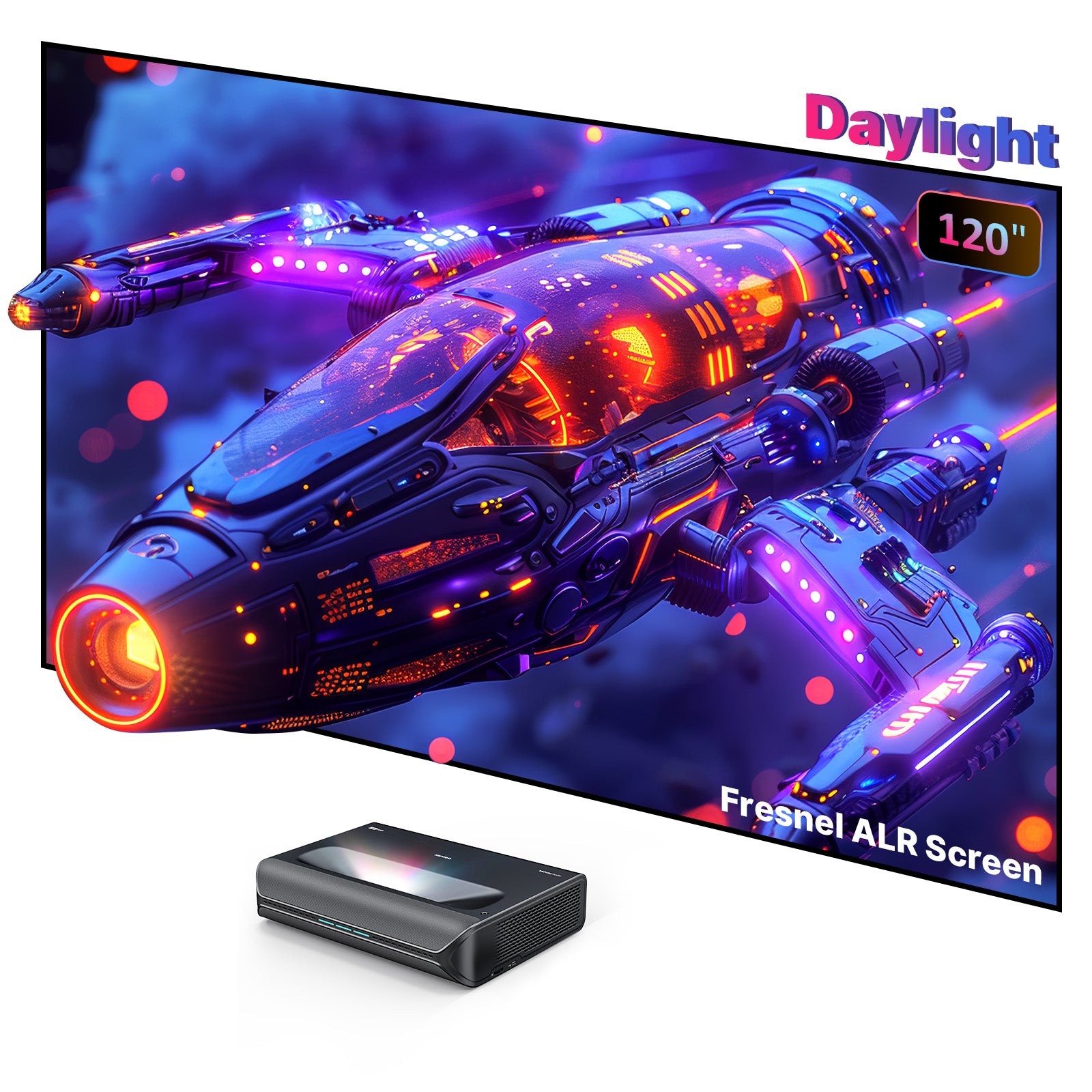 NexiGo Aurora Pro MKII UST Tri-Color Laser Projector consumerelectronics - NexiGo