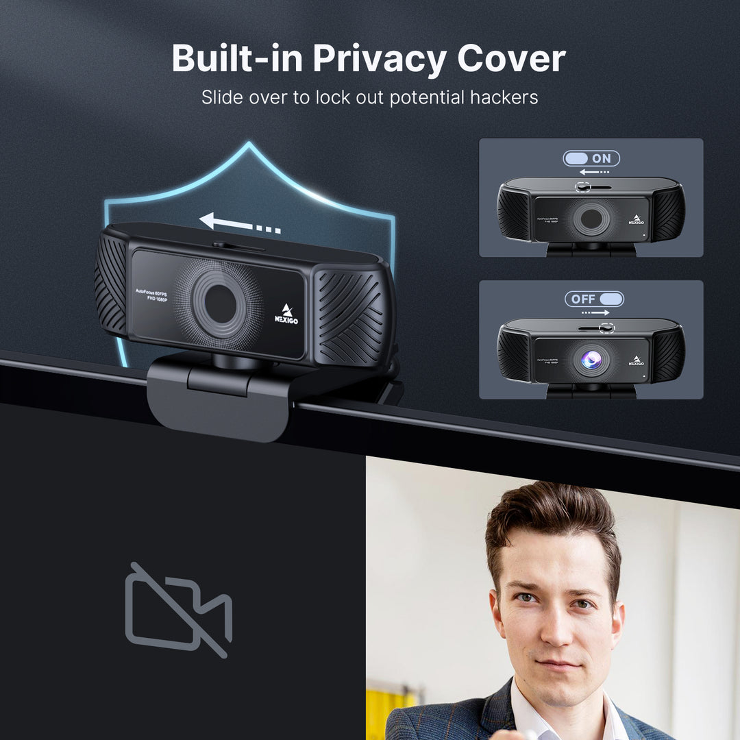 NexiGo N680P 60fps Autofocus Webcam
