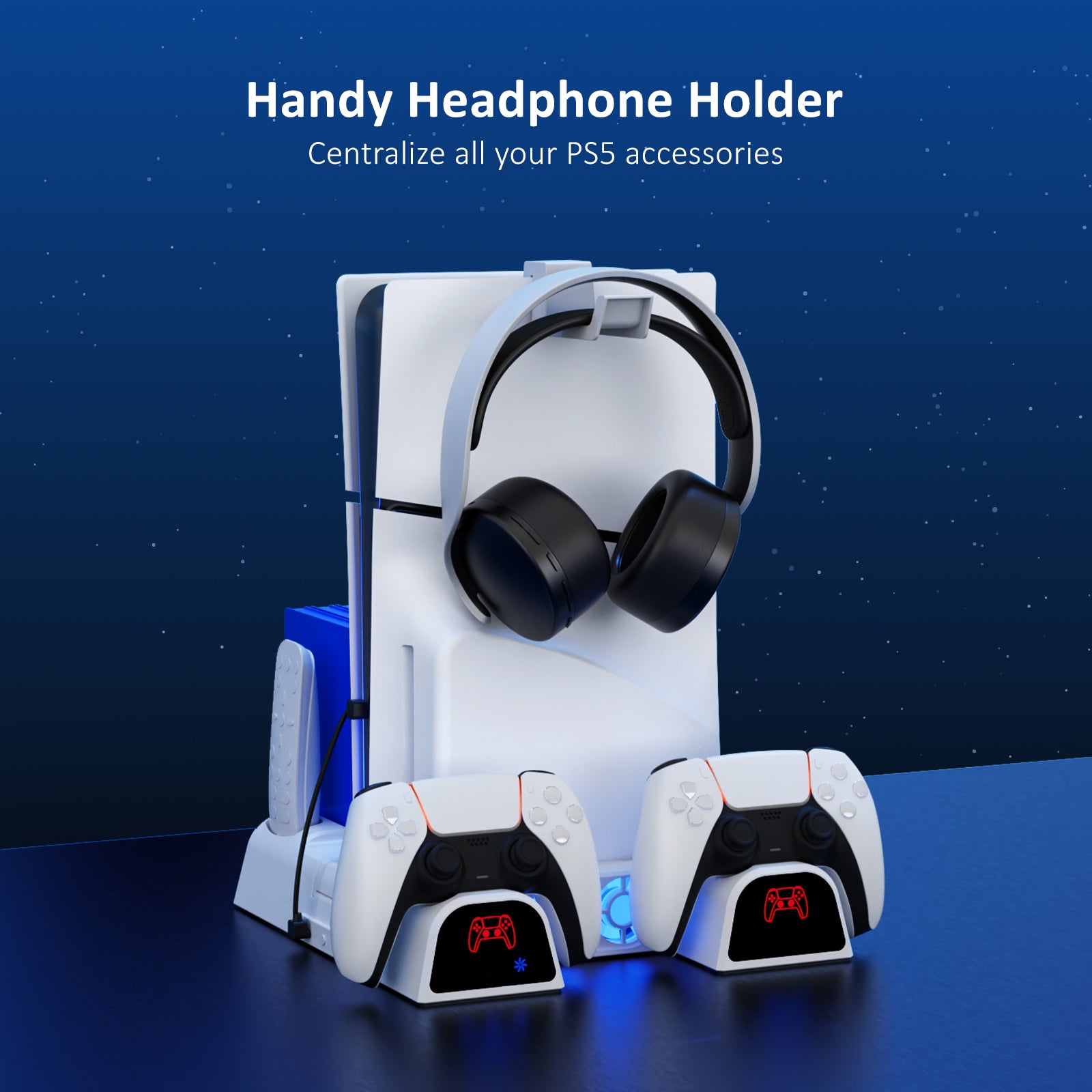 The product also comes with an additional headphone hook.