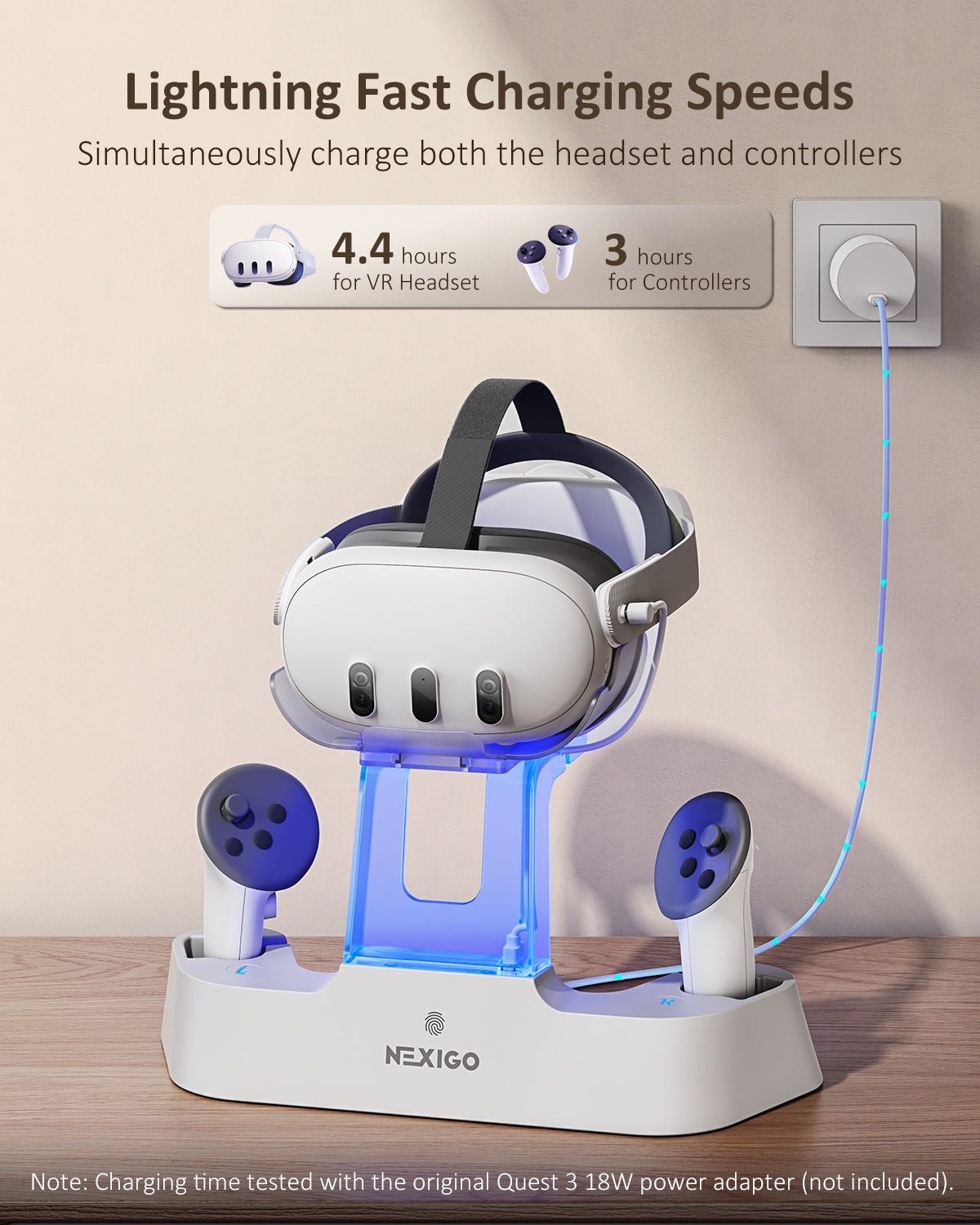 NexiGo Meta Quest 3 charging dock - Thumbnail 3