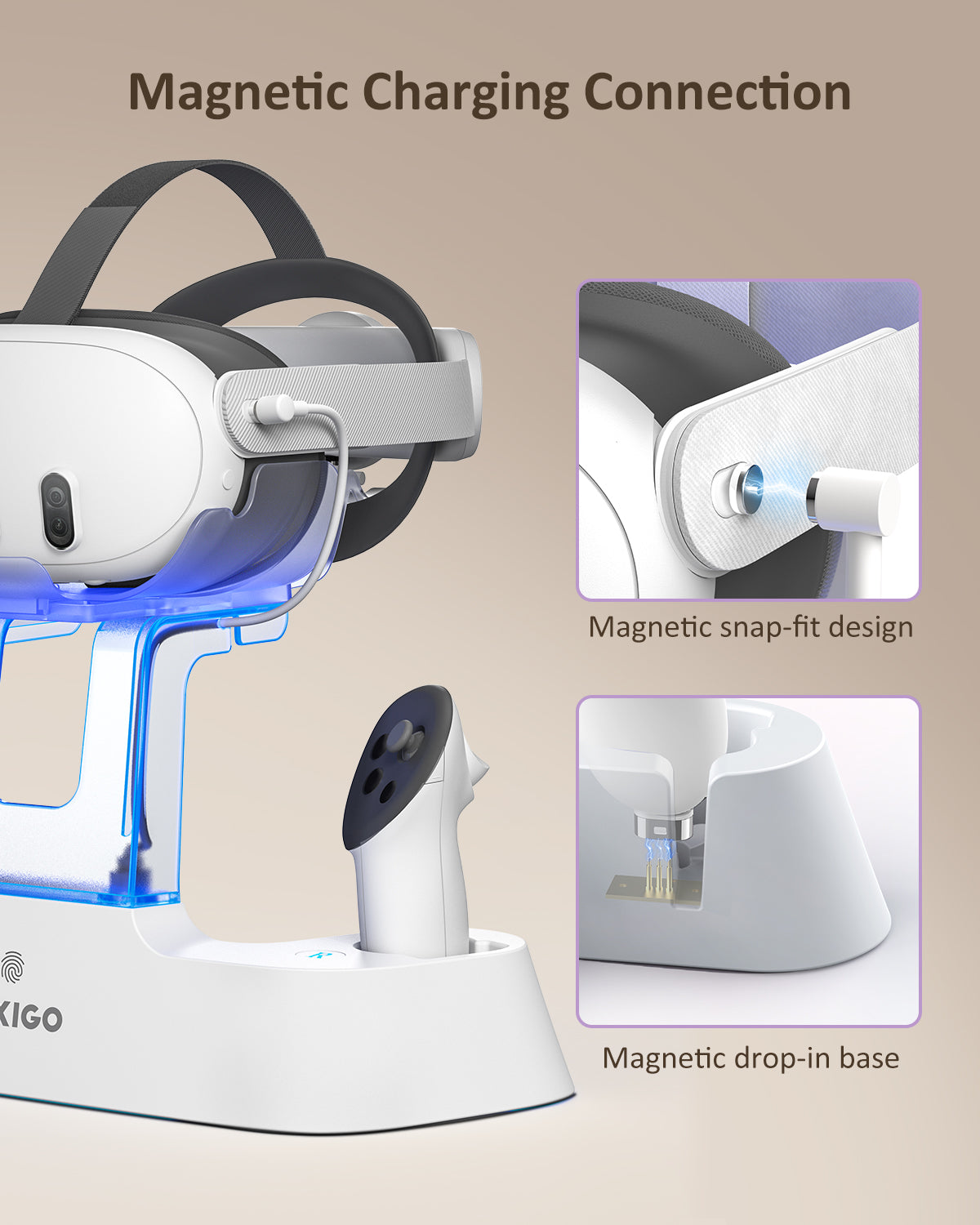 NexiGo Meta Quest 3 charging dock