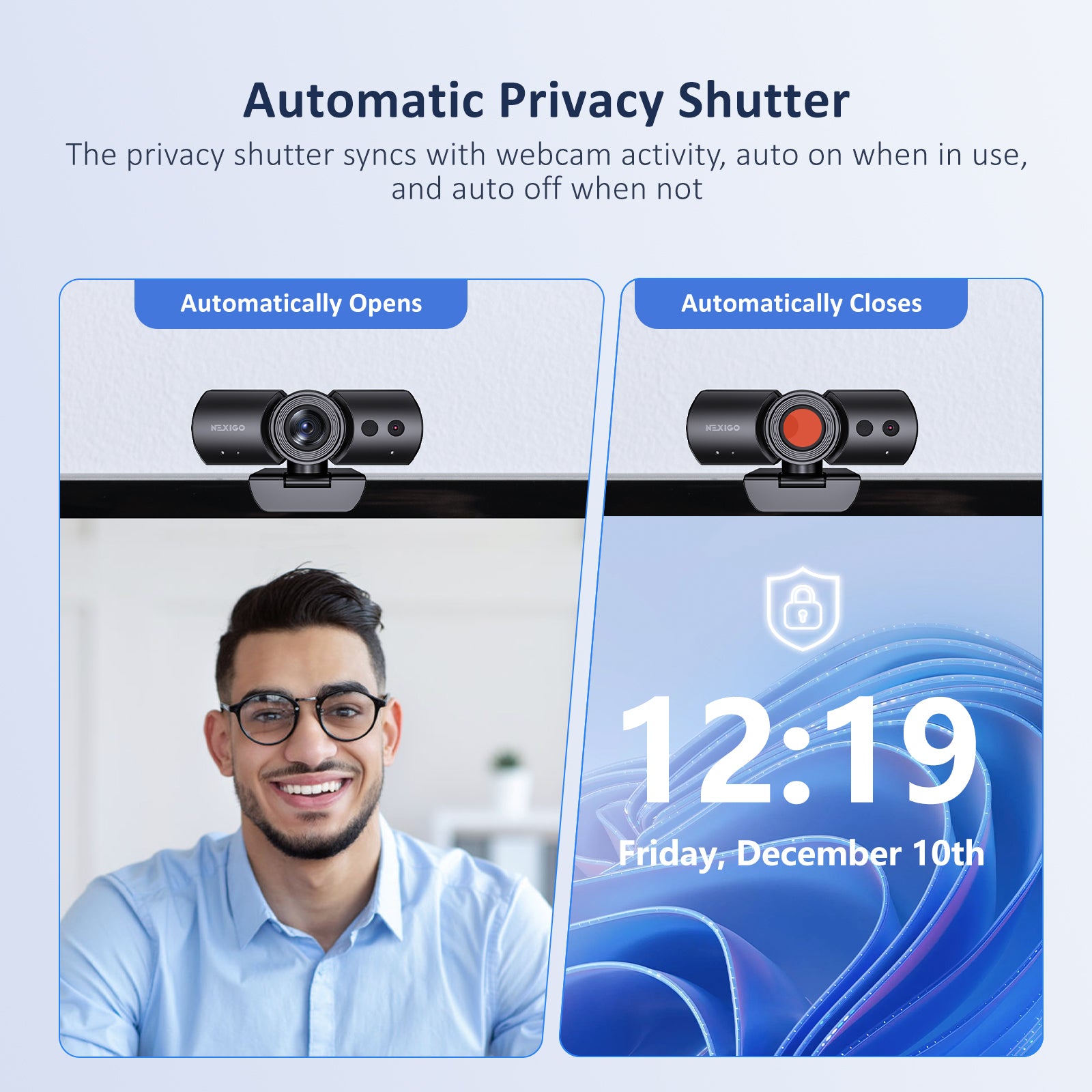 Windows Hello Camera Diy NexiGo HelloCam Pro facial recognition webcam featuring Windows Hello