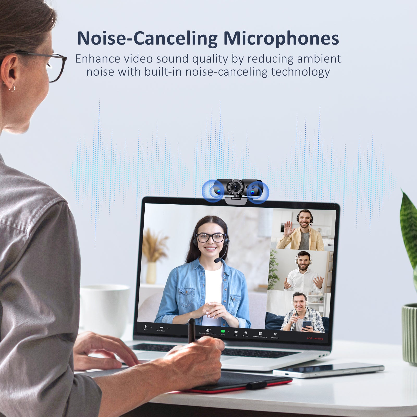 NexiGo HelloCam Pro, Webcam with Windows Hello, Netherlands NexiGo HelloCam Pro, Webcam with Windows Hello, Netherlands