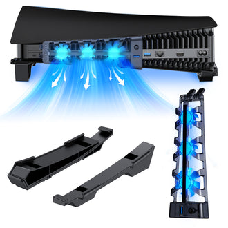 NexiGo Horizontal Stand w/ Cooling Fan For PS5 consumerelectronics - NexiGo