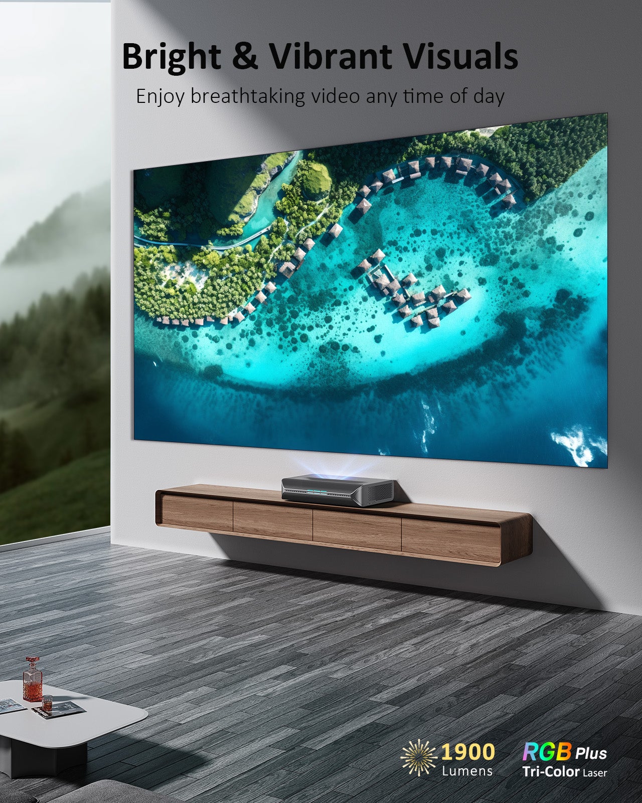 NexiGo Aurora Lite UST Tri-Color Laser Projector - Thumbnail 2