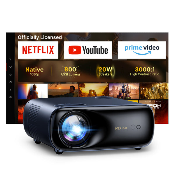 NexiGo PJ40 Ultra Outdoor Netflix Projector