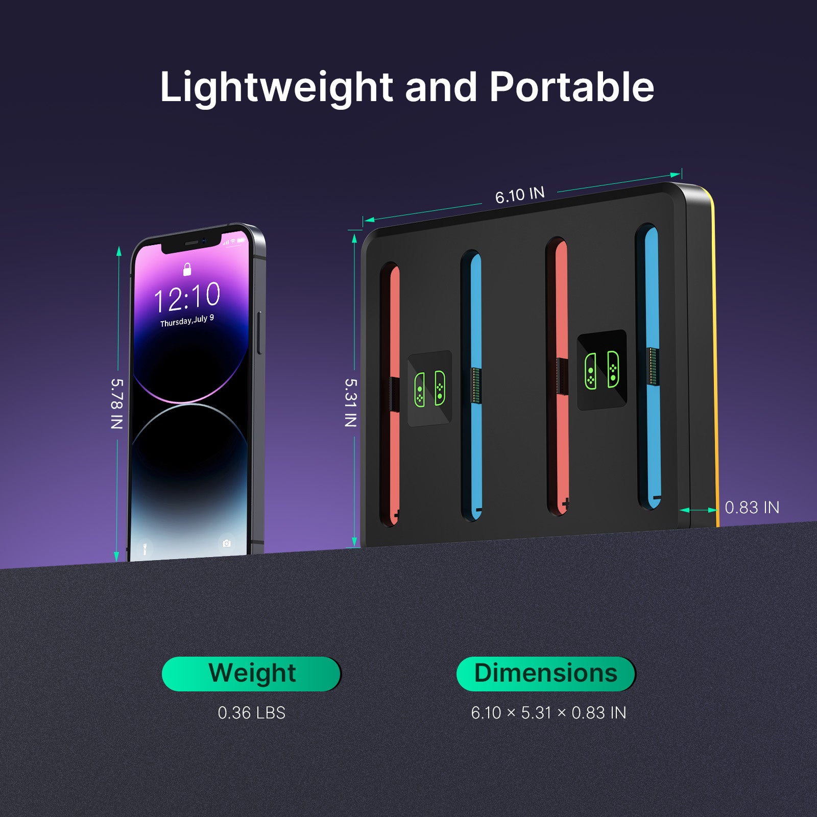 This dock is even smaller in size than a mobile phone.