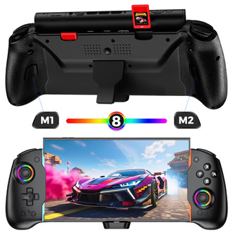 NexiGo Gripcon Controller with HDMI & RGB Indicators for Switch 2