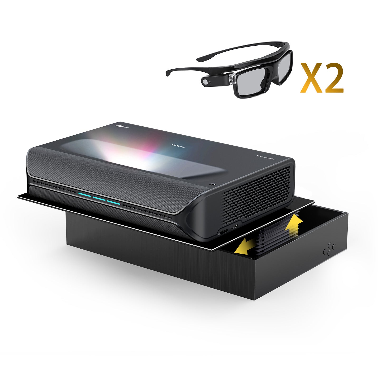 Aurora Pro MKII+AS400 Lifting Slider Tray+FREE 3D Glasses