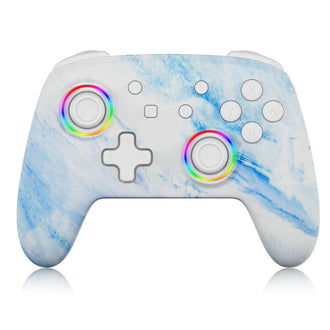 The image showcases the Arctic Chiller skin on the Bluetooth controller.