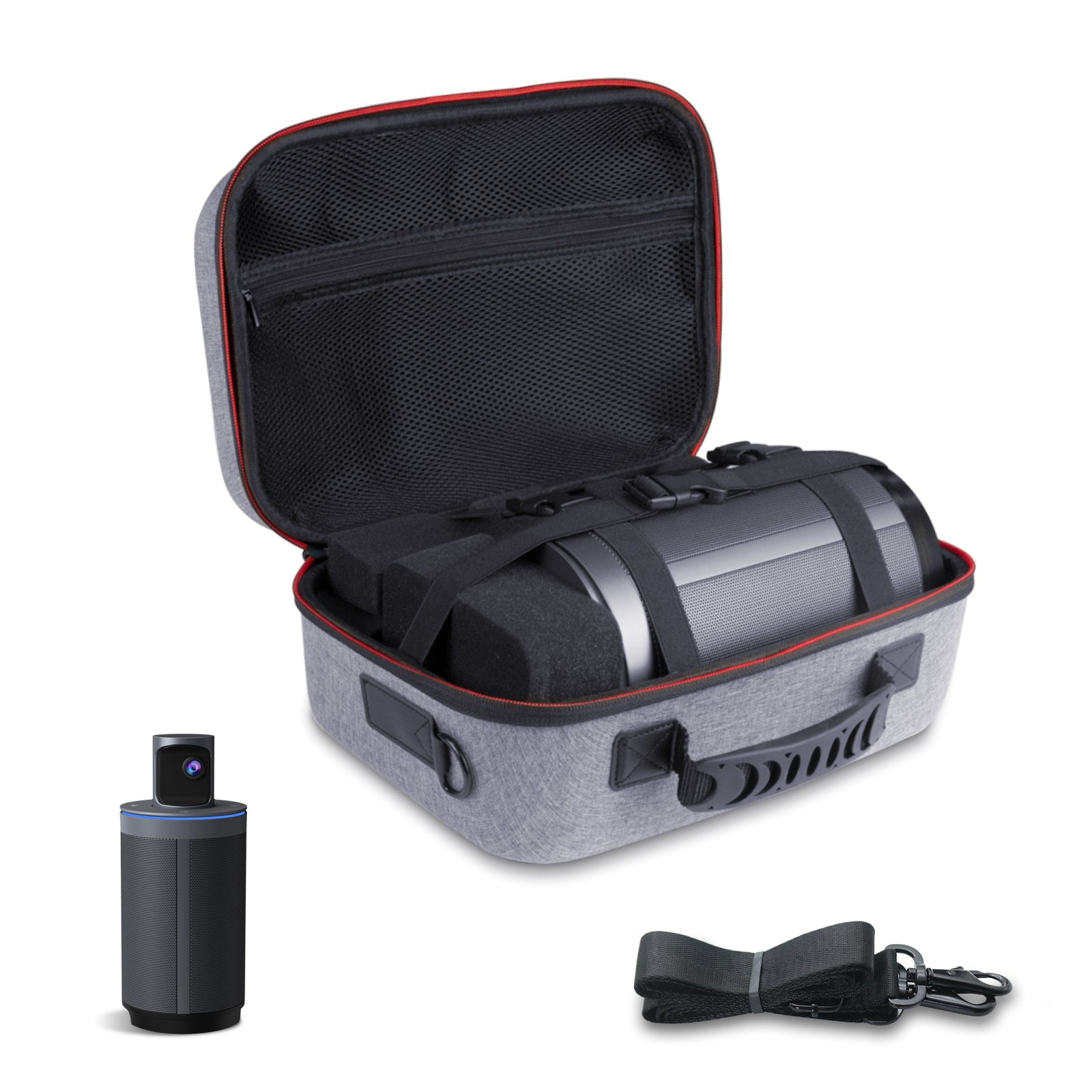 Conference Camera Travel Case with carrying belt. 