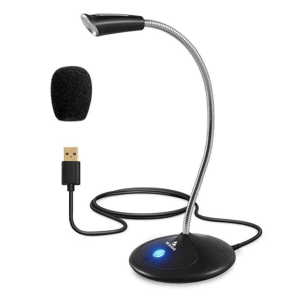 USB Microphone for PC Laptop Computer Black