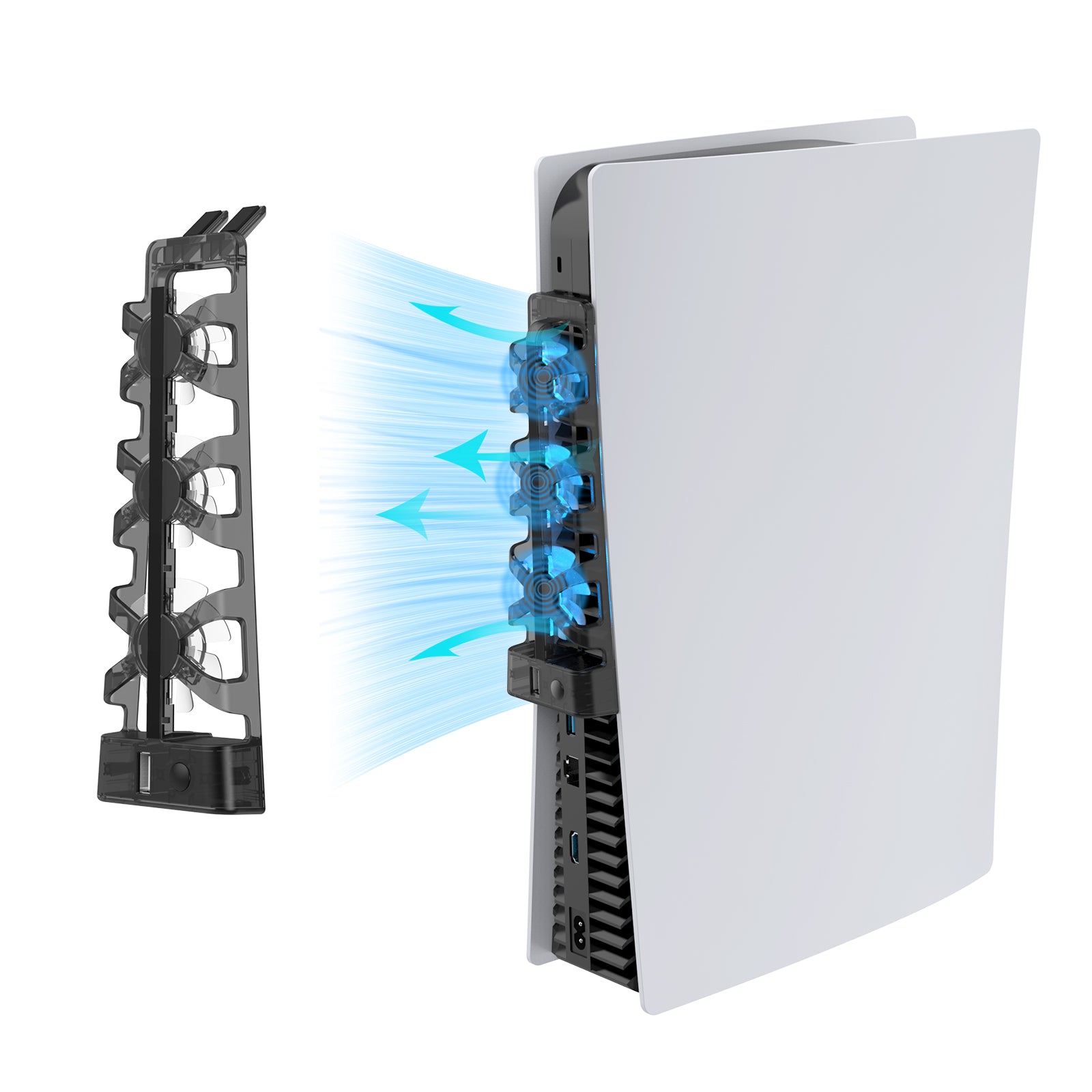 NexiGo PS5 Accessories Cooling Fan with LED Light