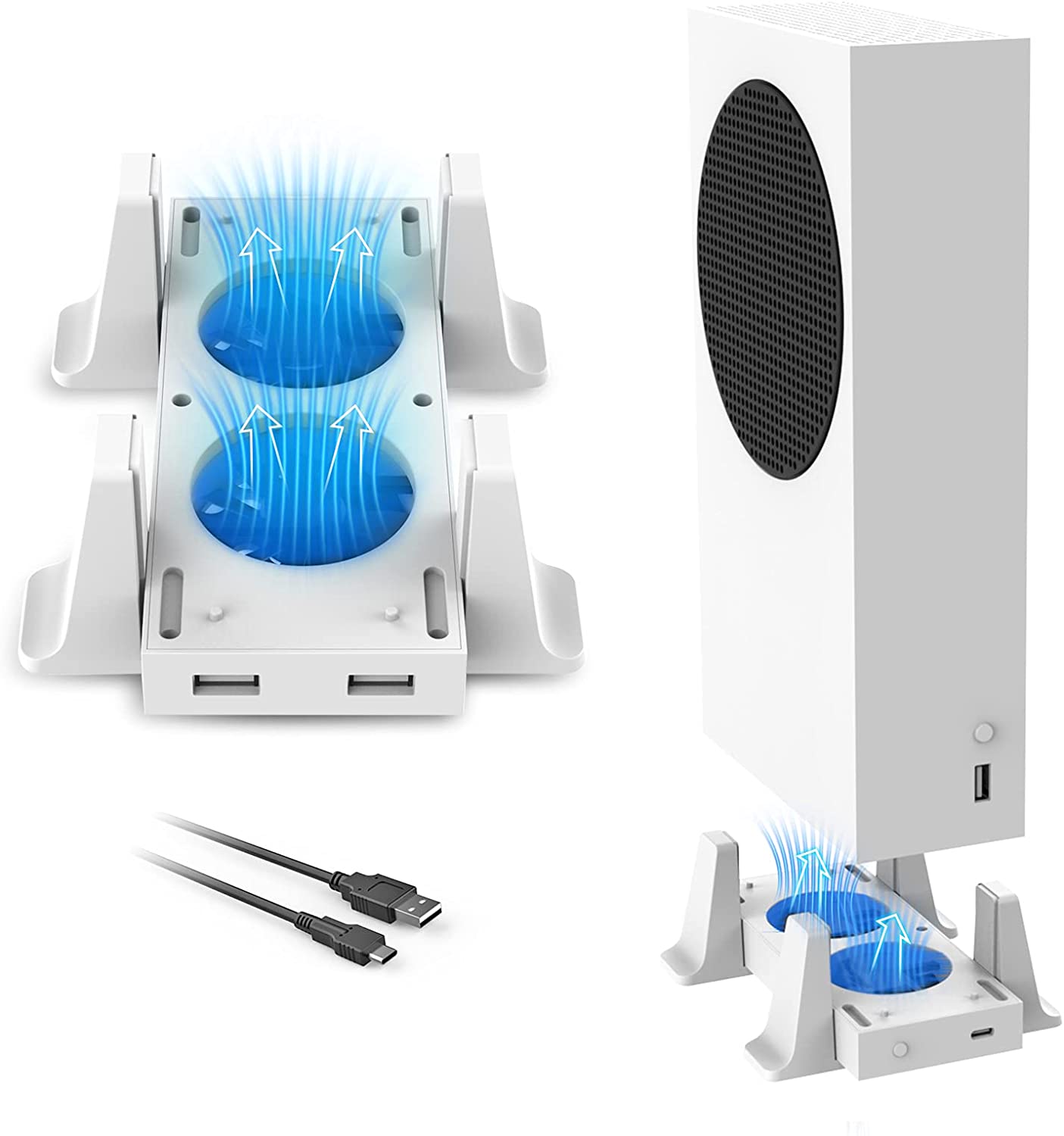 NexiGo Vertical Cooling Stand for Xbox Series S - Thumbnail 2