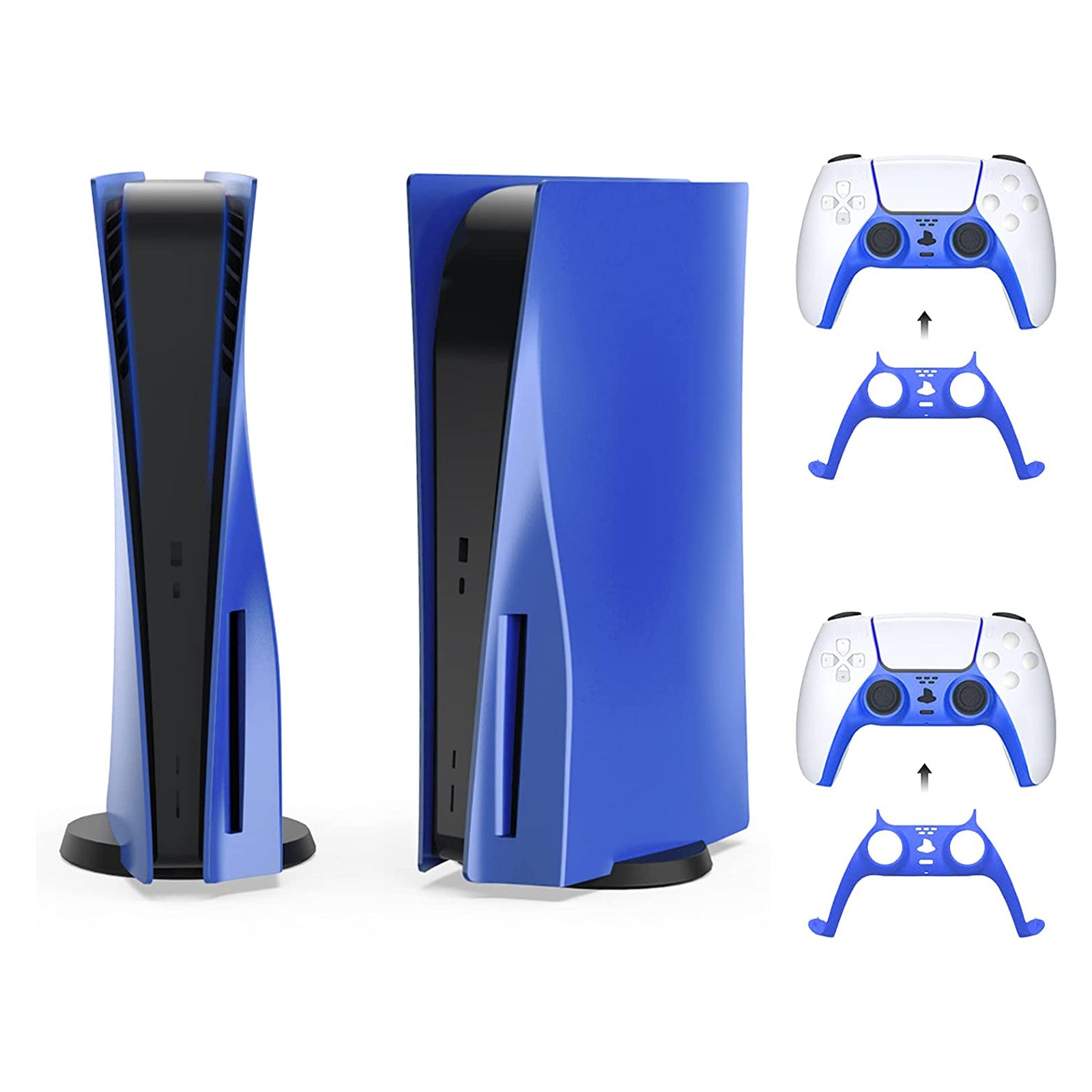 NexiGo PS5 Console and Controller Stylish Cover Kit (Blue)