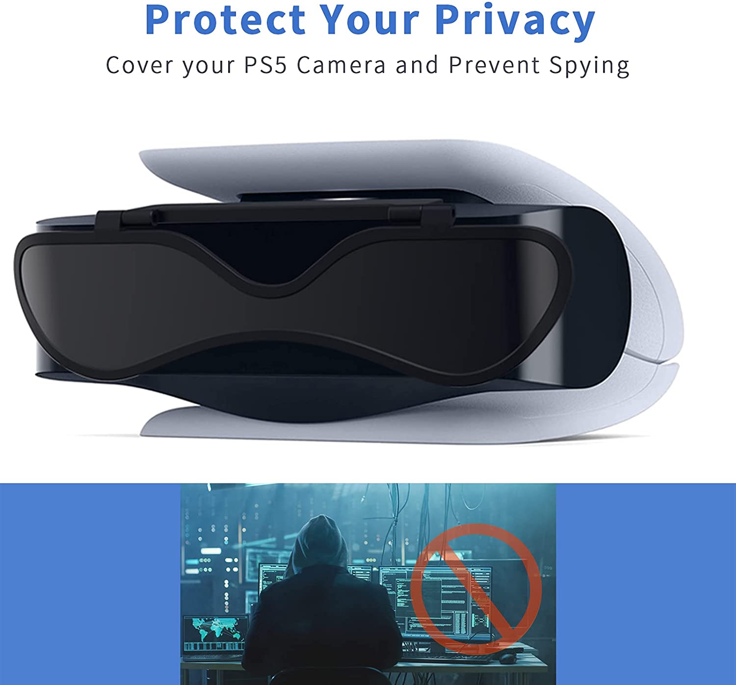 The PS5 camera protective cover can protect your privacy and ensure your security.