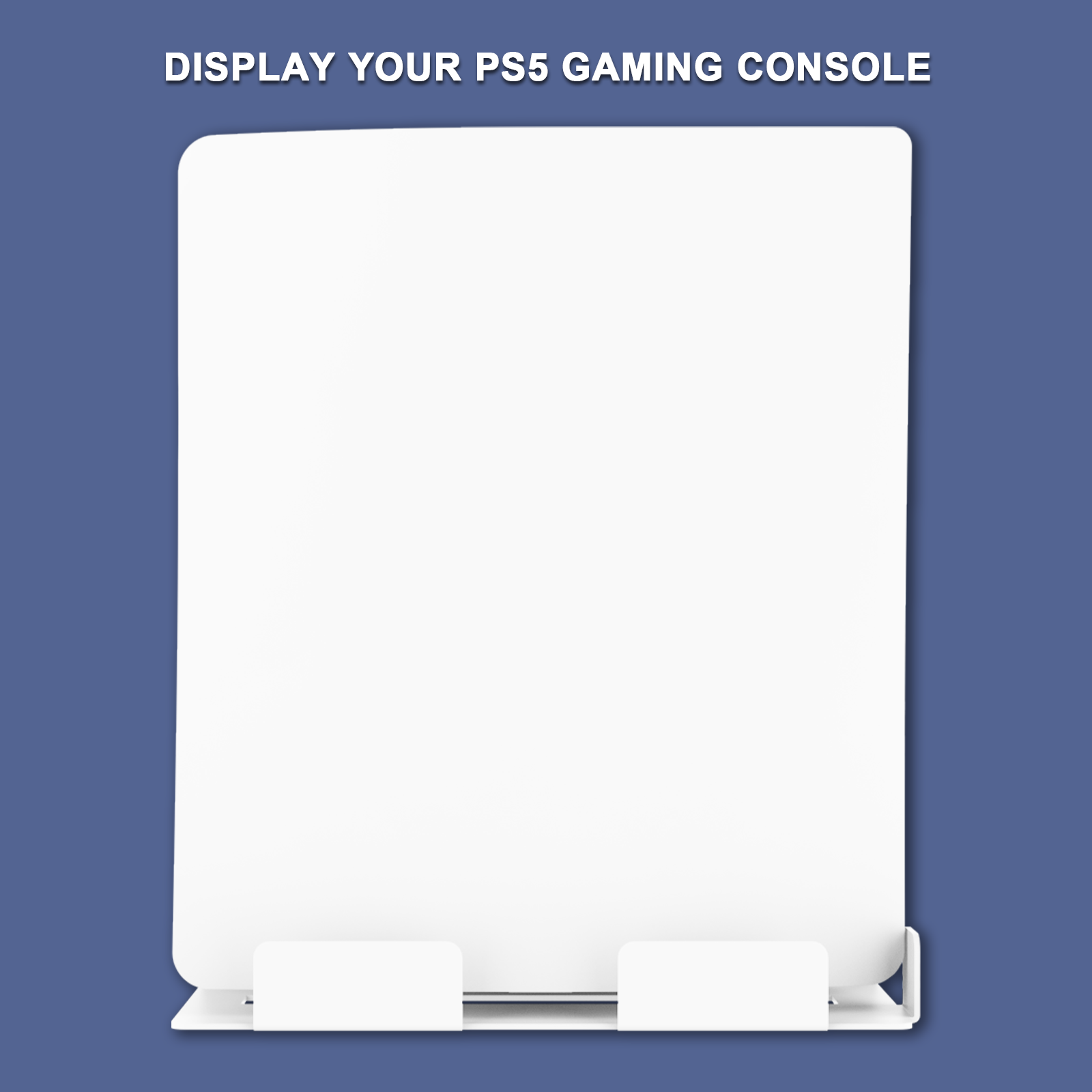 PS5 console securely mounted on the wall.