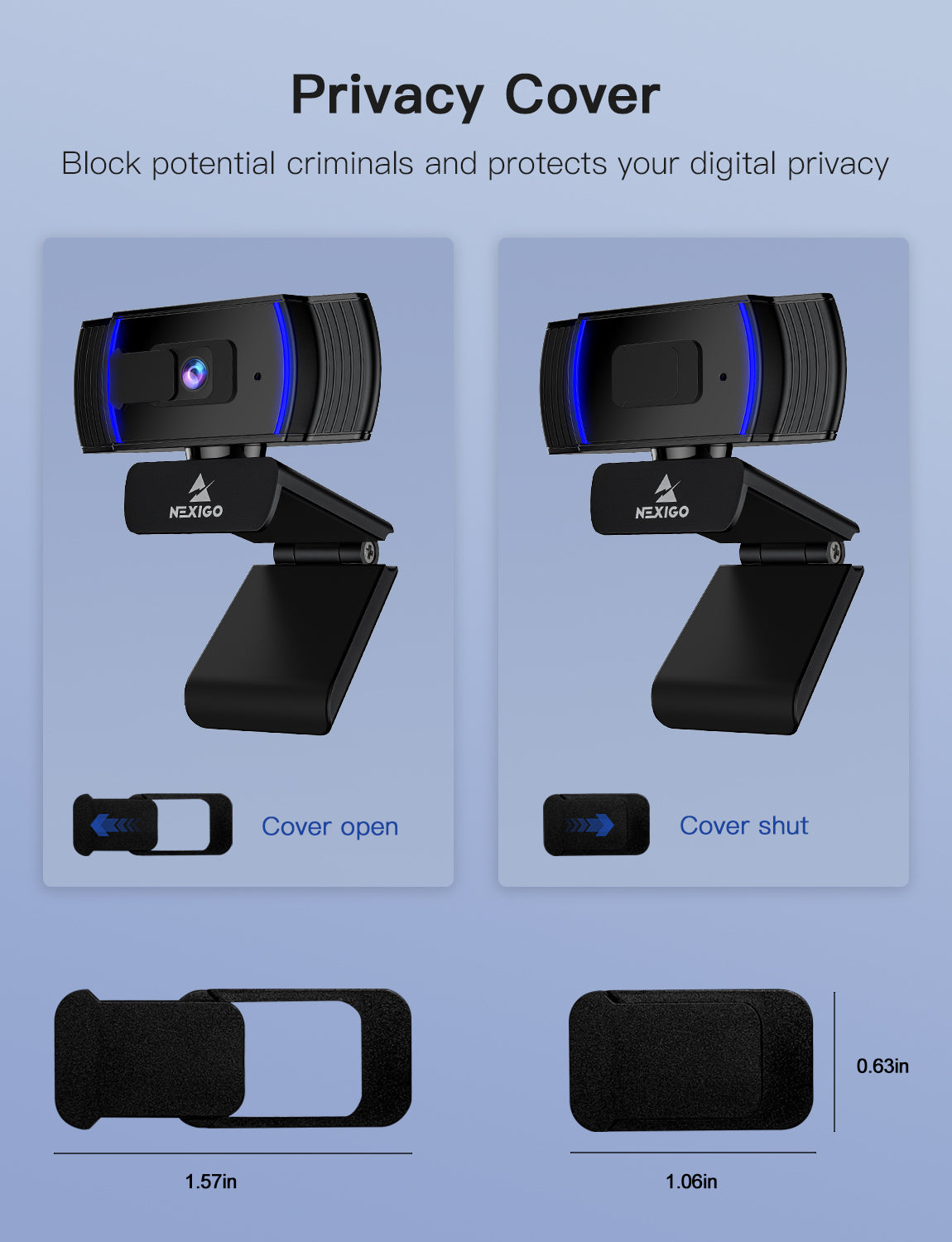 nexigo 1080p hd autofocus webcam