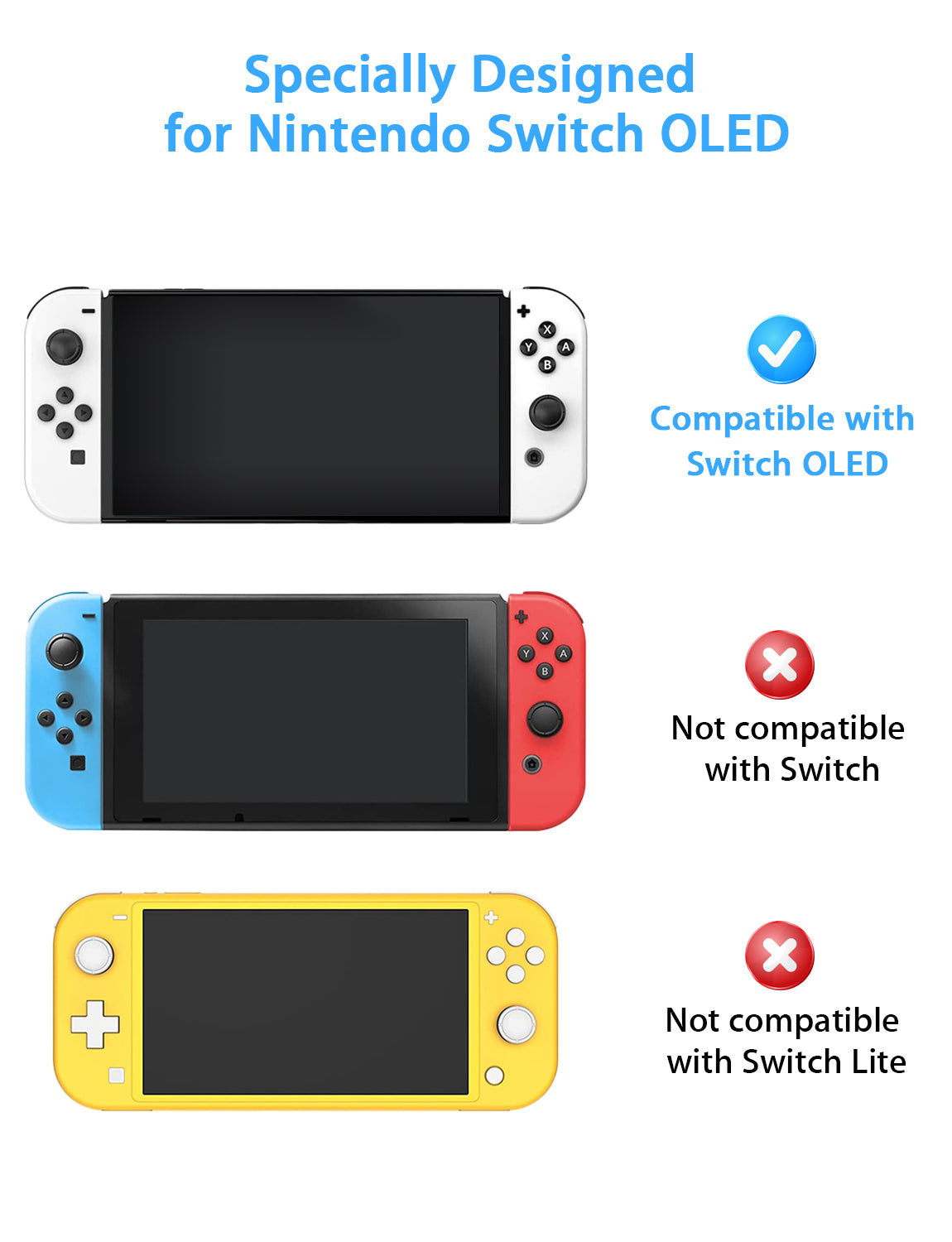 Specially designed for Nintendo Switch OLED.