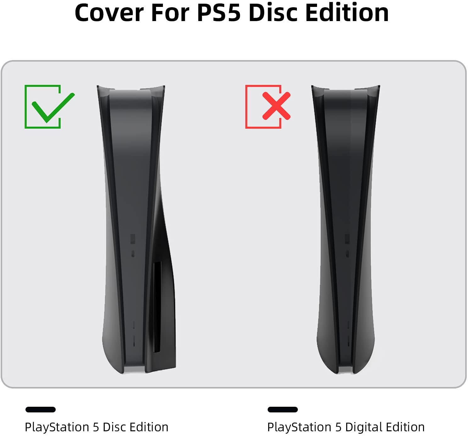 NexiGo Console Cover for PS5 Disc Edition - Thumbnail 3