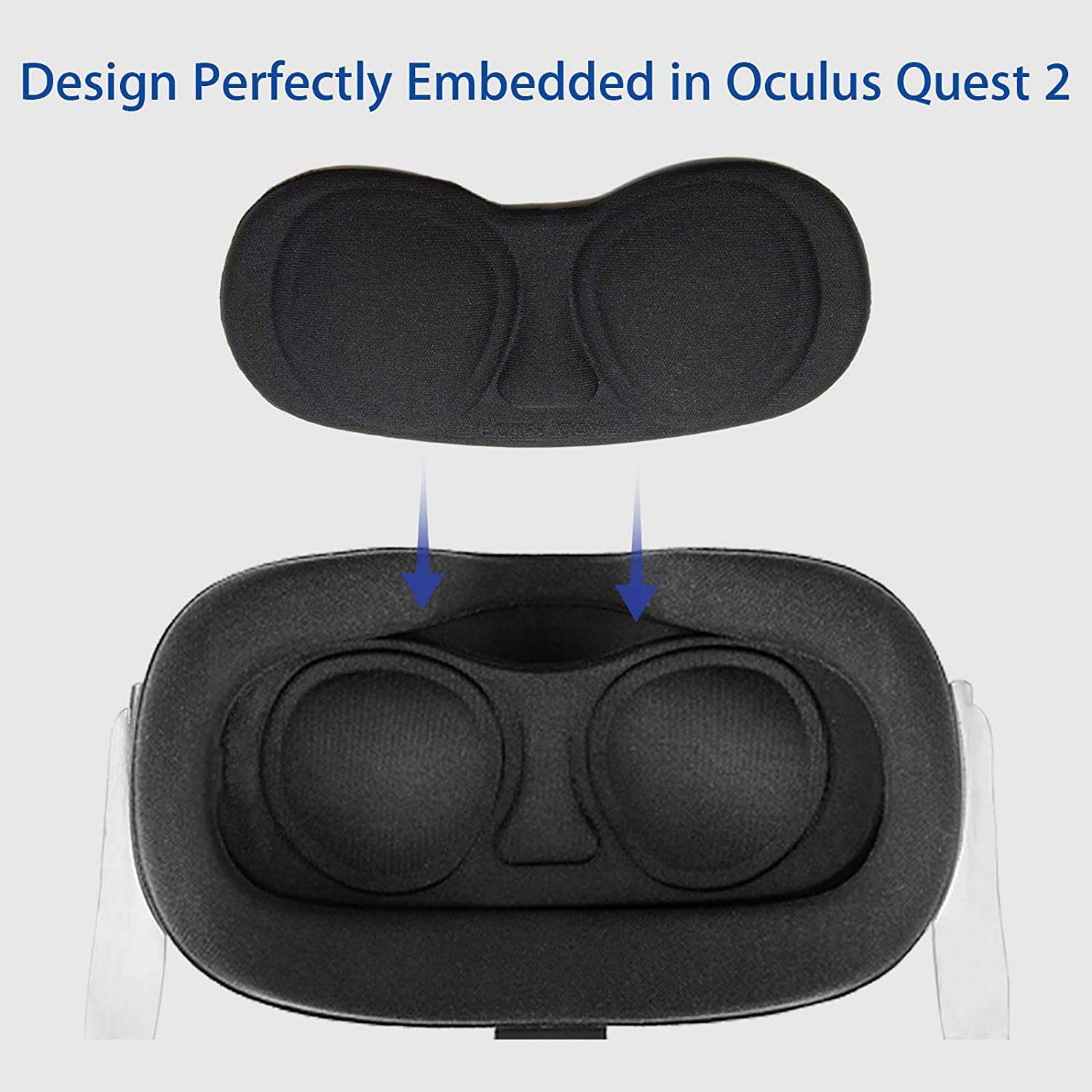 Flexible lens protector keeps VR goggles safe from dust and damage.
