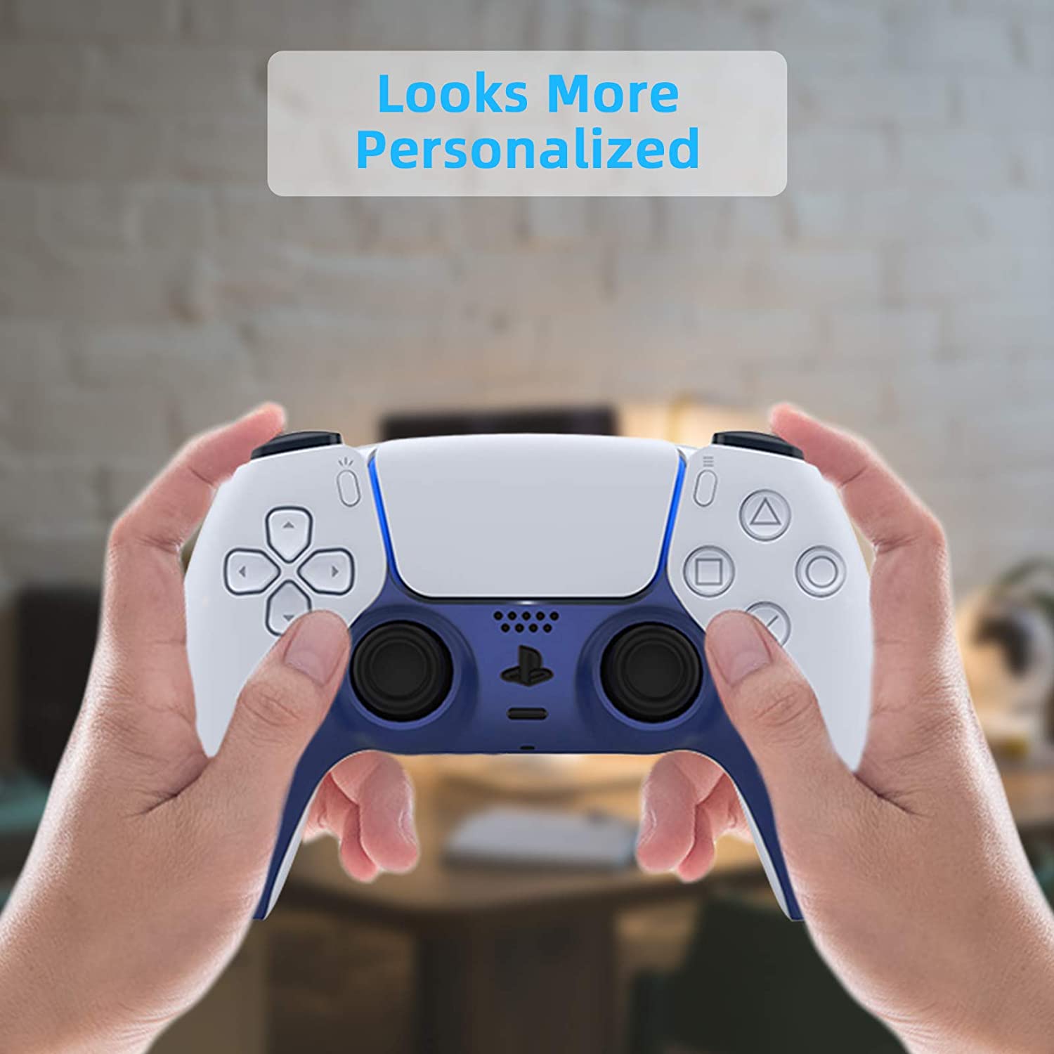 Installing the faceplate on the PS5 controller can showcase your personality.