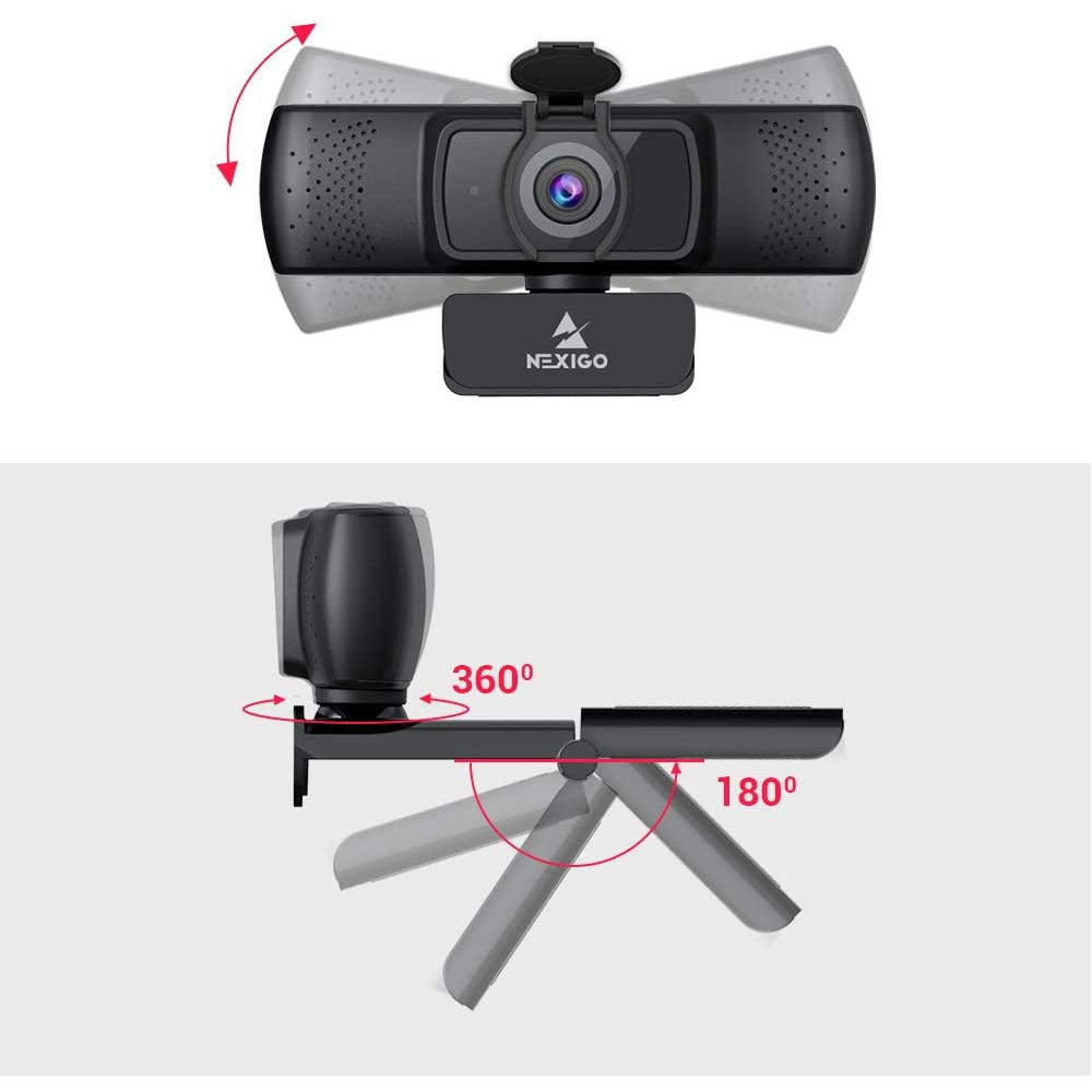  NexiGo 1080P Autofocus Webcam Kits, N930AF HD Camera