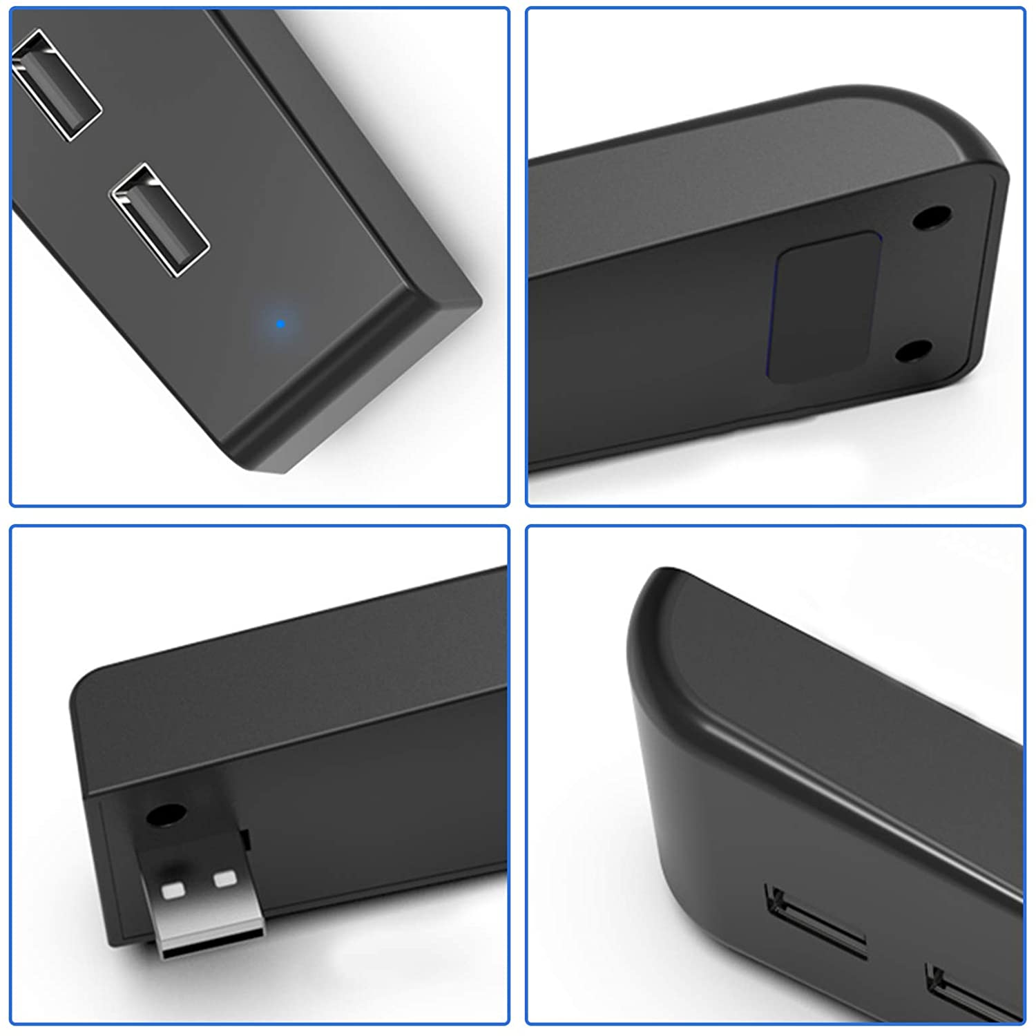 Exquisite USB interface with silicone pad design, smooth ports, and sleek lines for easy use and protection