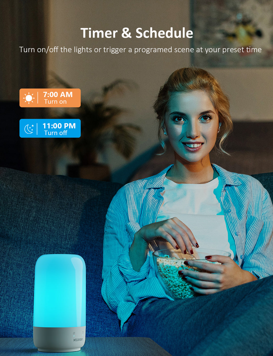 NexiGo LT01S Smart Table Lamp