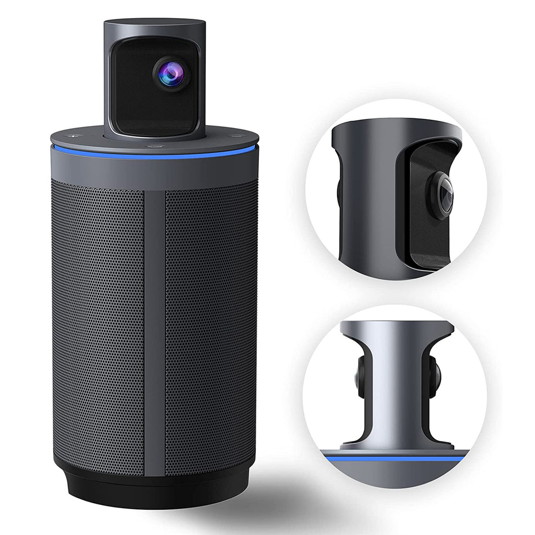 360-Degree Smart AIO Video Conference Camera with Microphones and Speaker