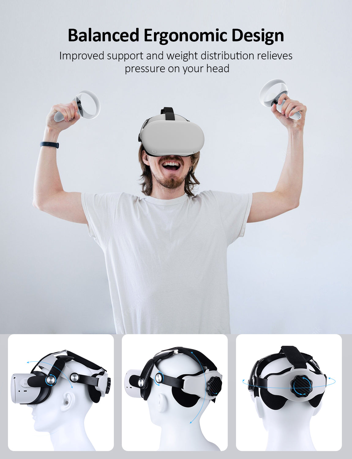 NexiGo S30 Head Strap for Meta Quest - Thumbnail 3