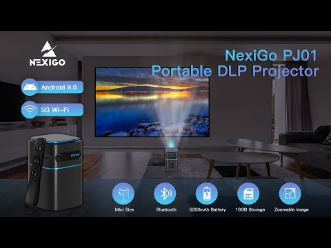 NexiGo PJ01 Mini DLP Projector